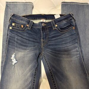 NEW True Religion Washed Distressed Jeans 29